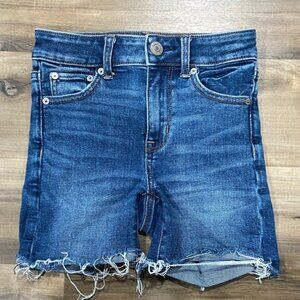 American Eagle Outfitters Hi-Rise Midi Jean Shorts
